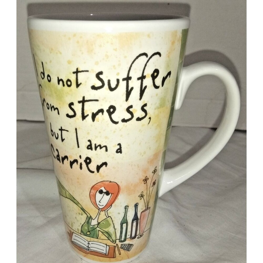 Cup Mug Porcelain I Do Not Suffer From Stress I’m A Carrier Cypress